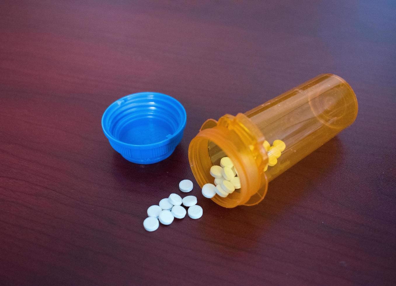 Little white pills photo