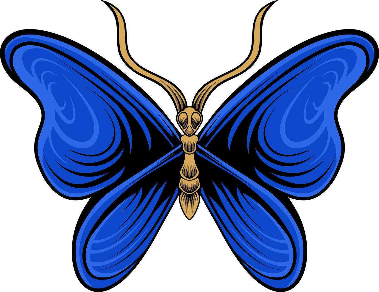 beautiful butterfly vector design for elements, color editable
