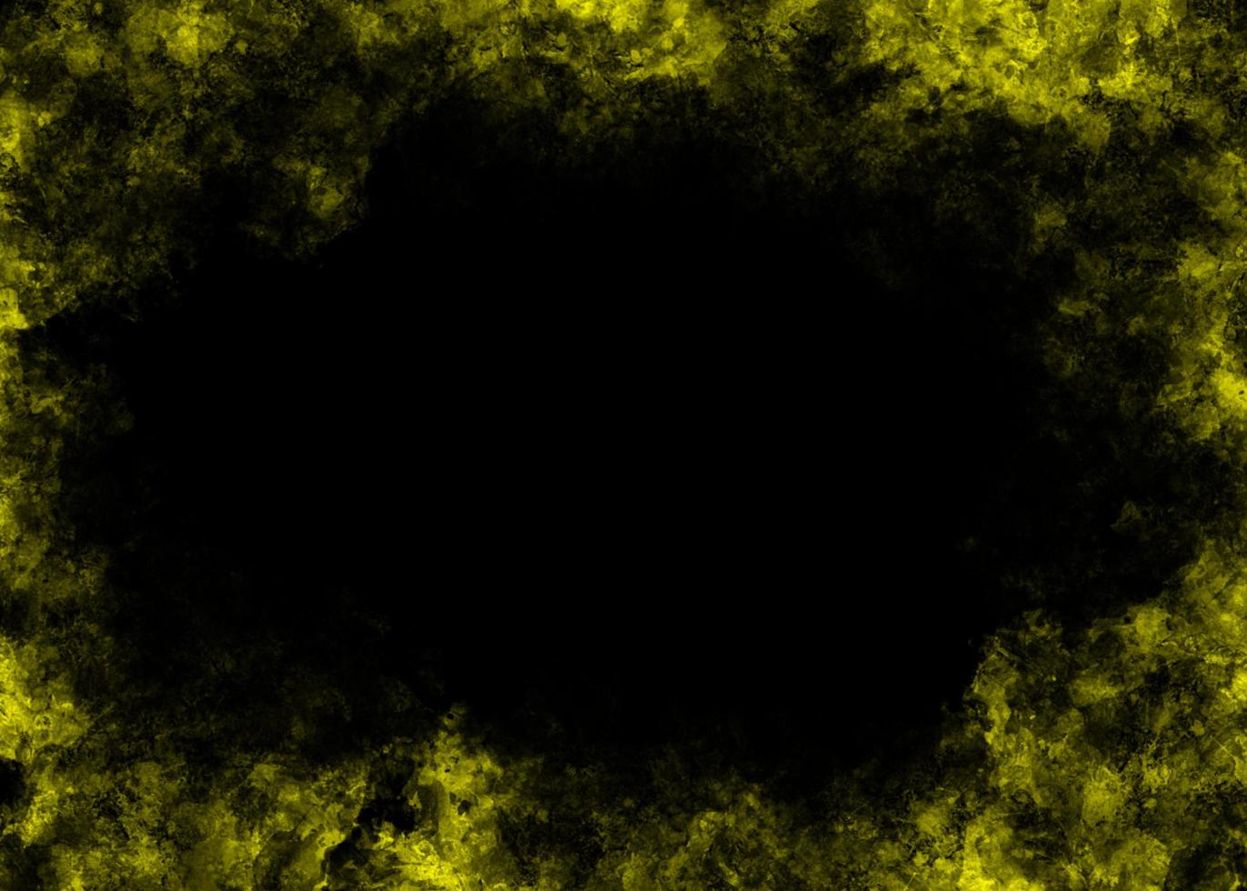 yellow watercolor texture on black background photo