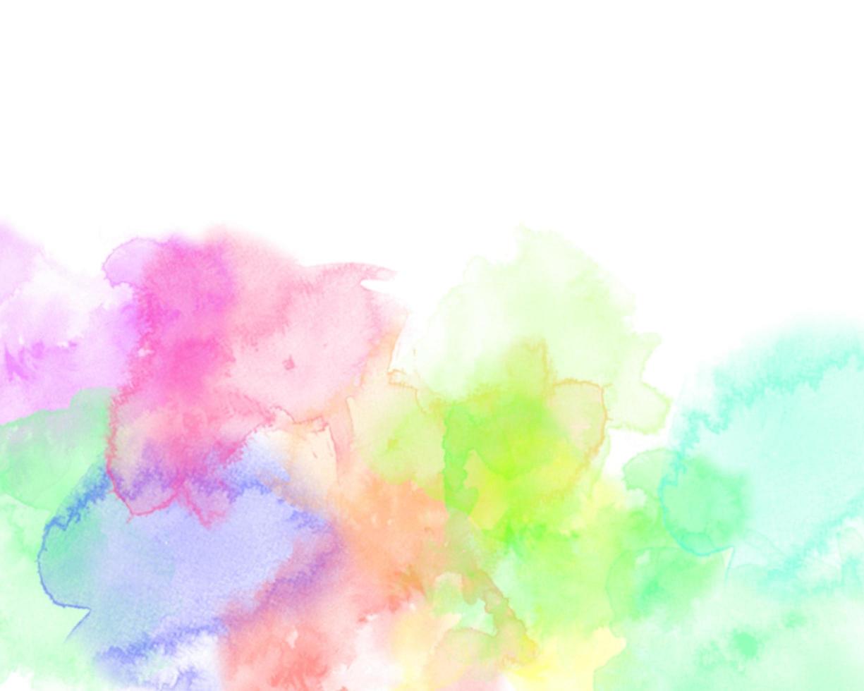 Rainbow watercolor stains abstract background photo
