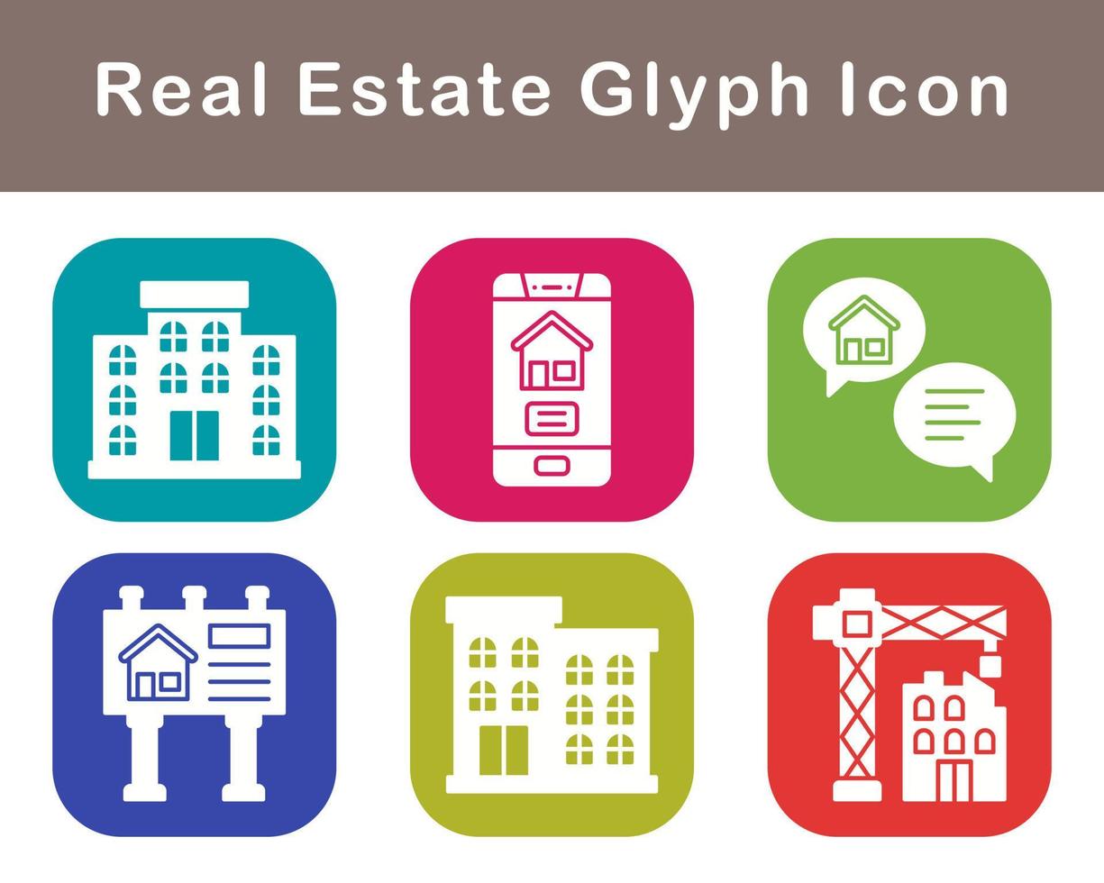 Real Estate Vector Icon Set