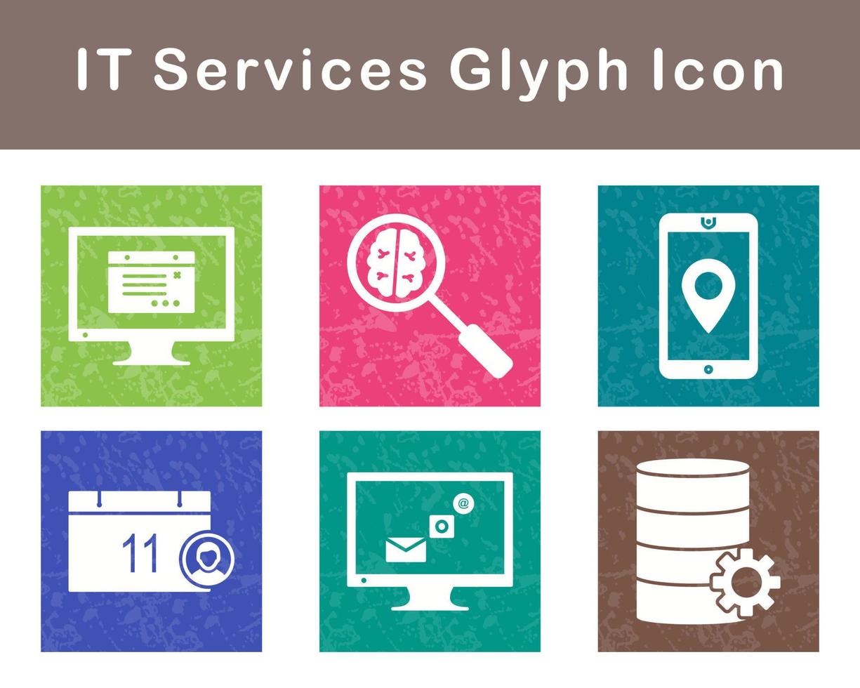 IT Services Vector Icon Set