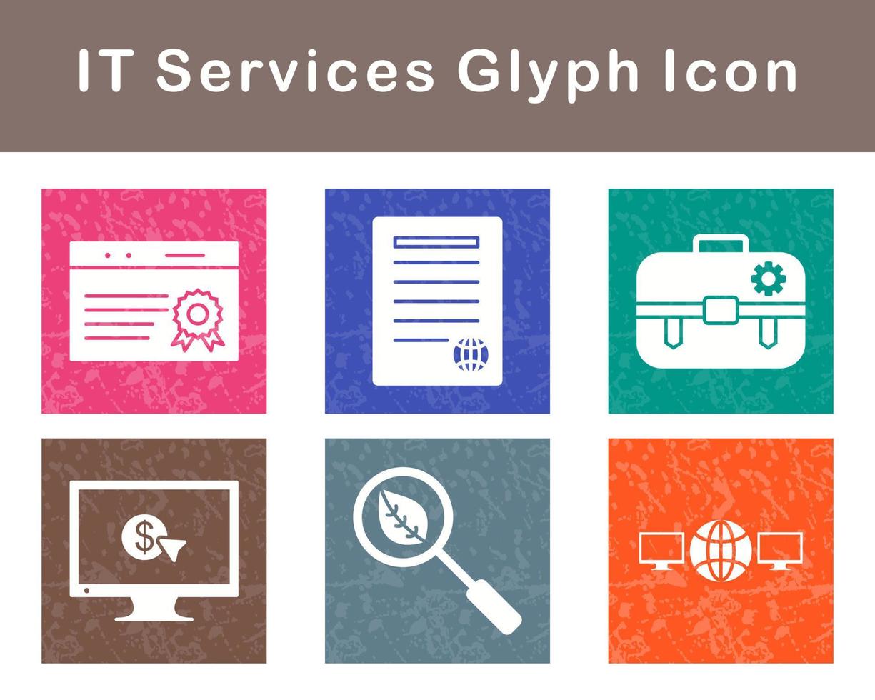 IT Services Vector Icon Set