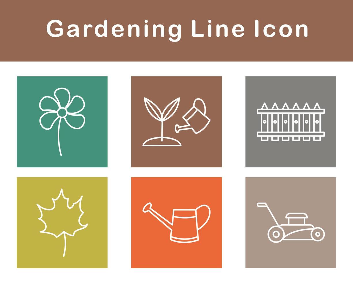 Gardening Vector Icon Set