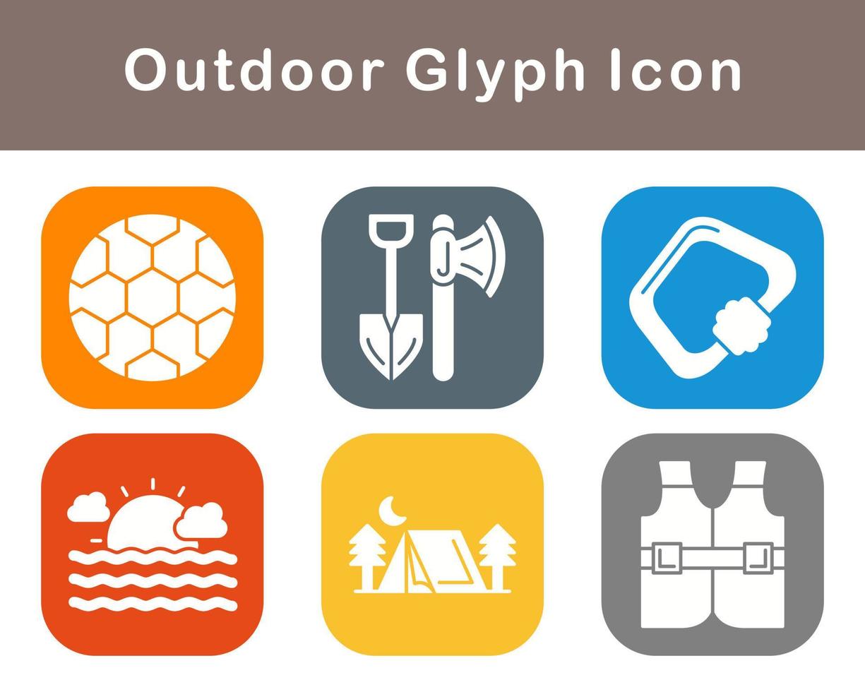 Outdoor Vector Icon Set