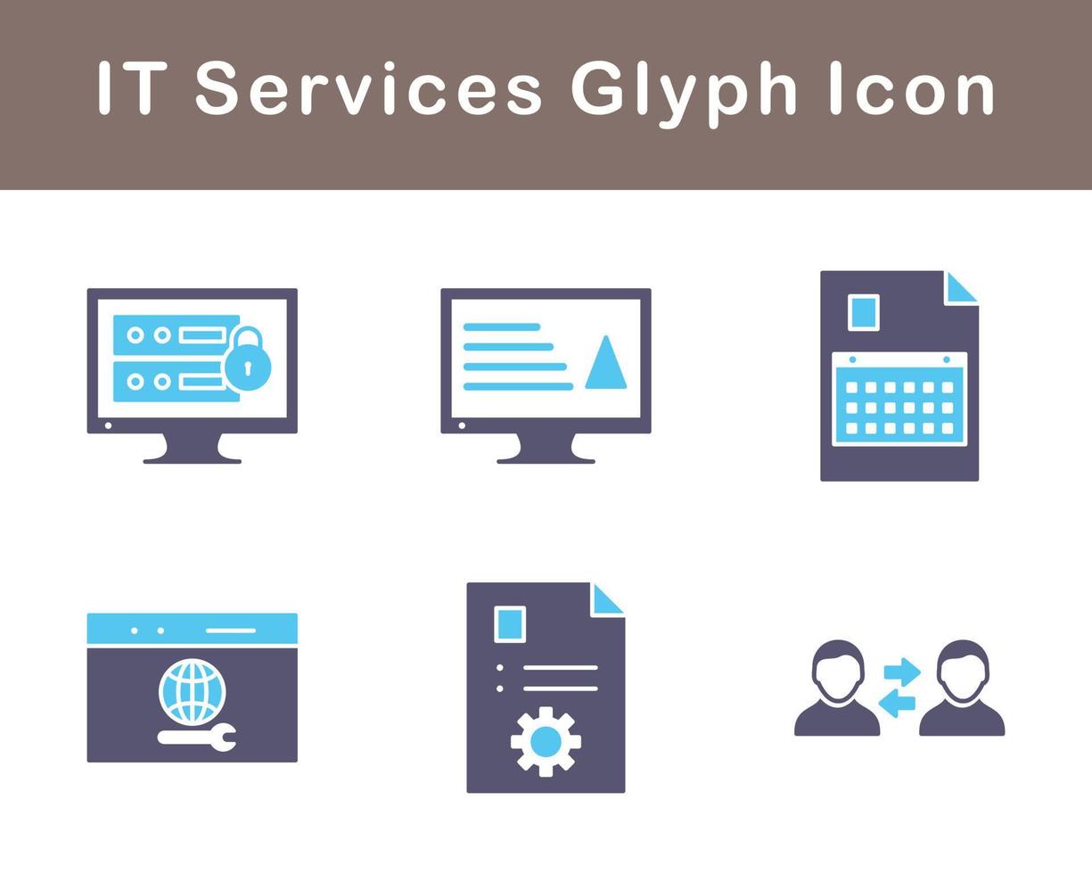 IT Services Vector Icon Set