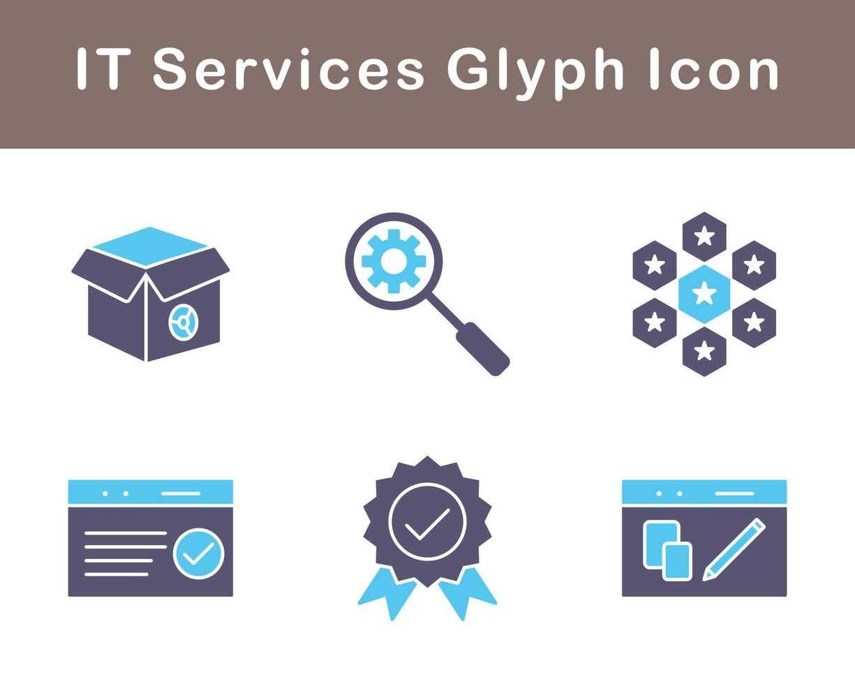 IT Services Vector Icon Set