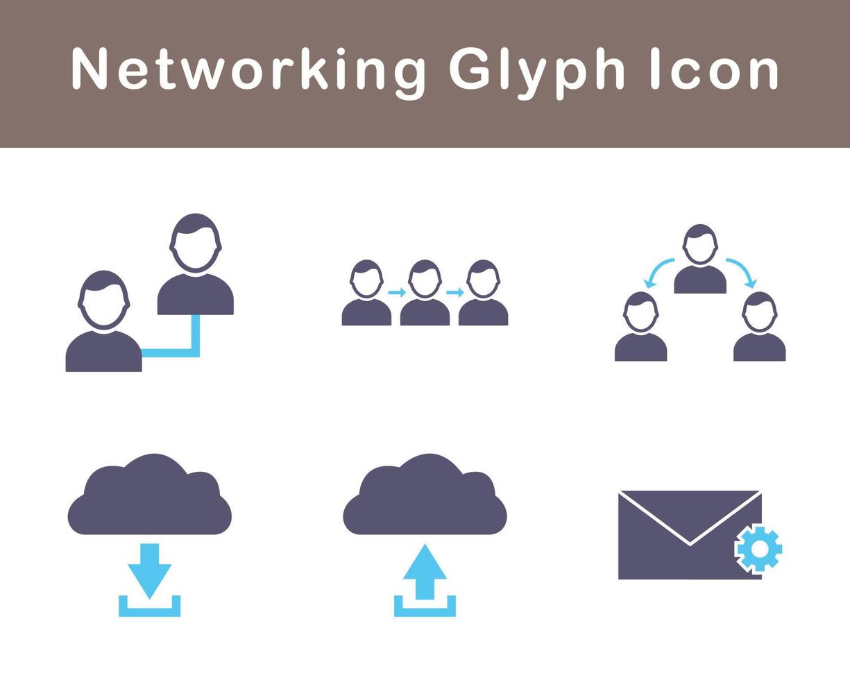 Networking Vector Icon Set