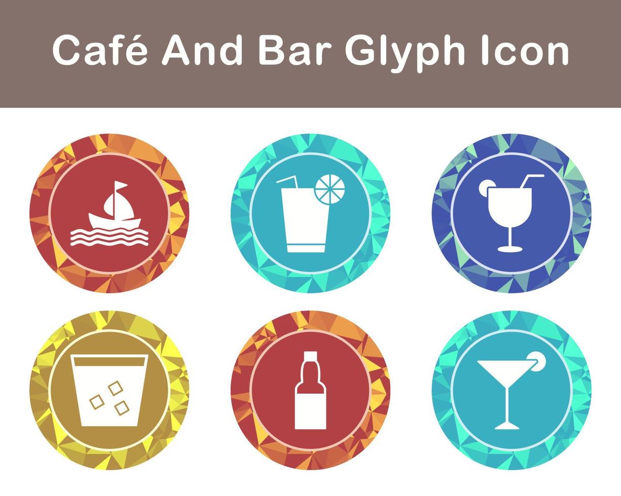 Cafe And Bar Vector Icon Set