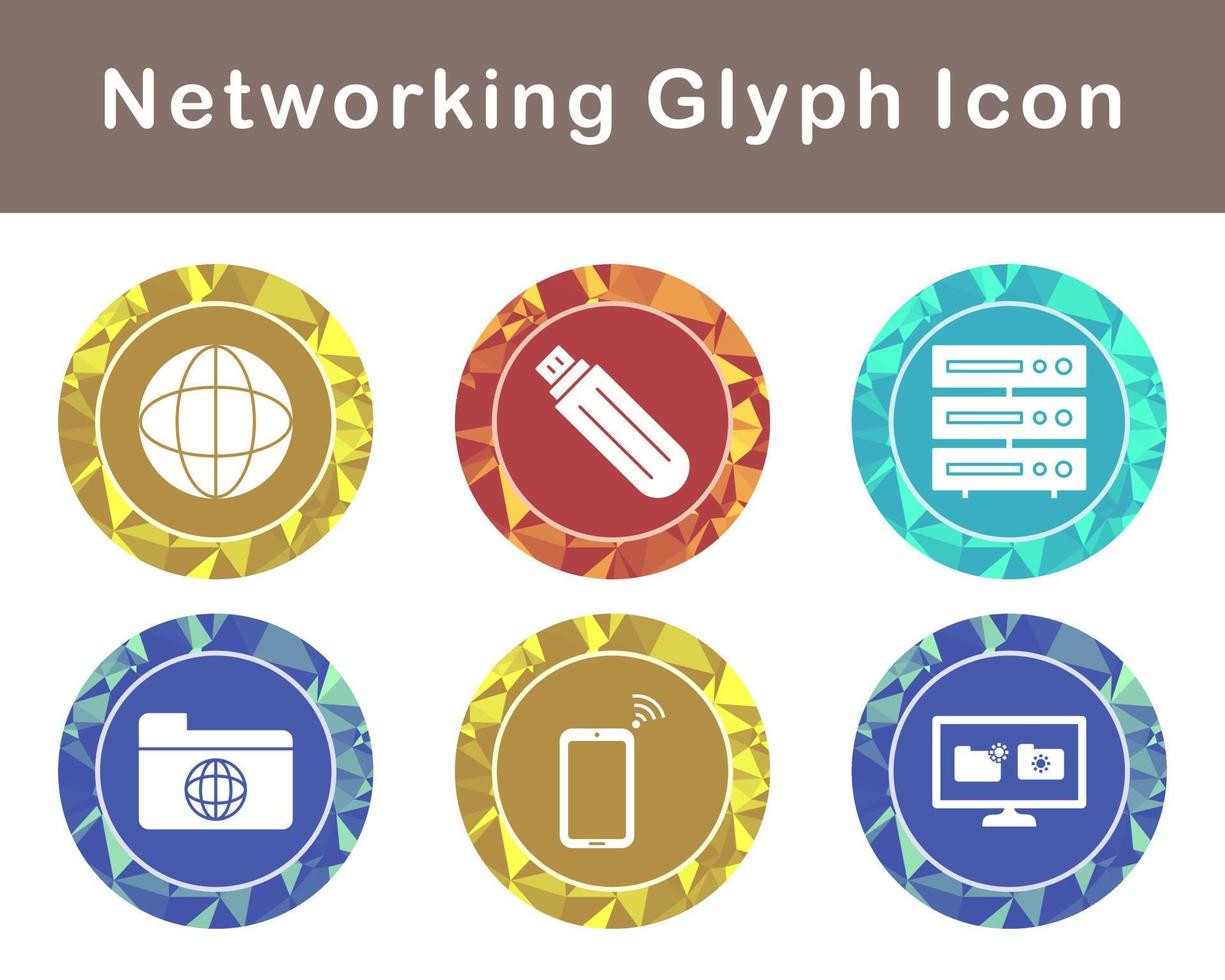 Networking Vector Icon Set