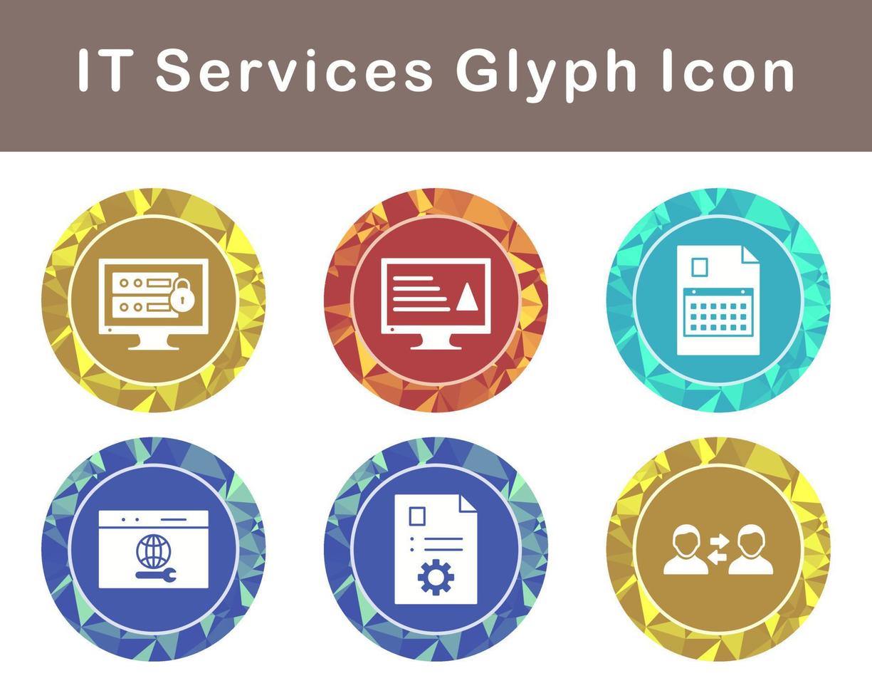 IT Services Vector Icon Set