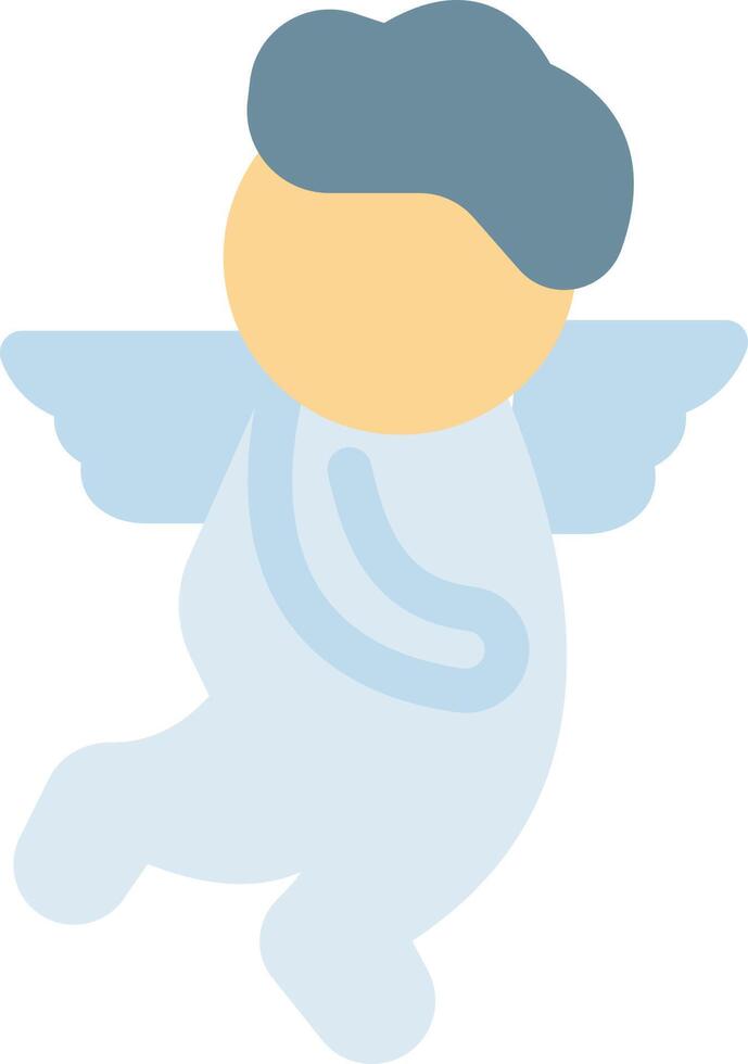 ilustración de vector de ángel en un fondo. símbolos de calidad premium. iconos vectoriales para concepto y diseño gráfico.