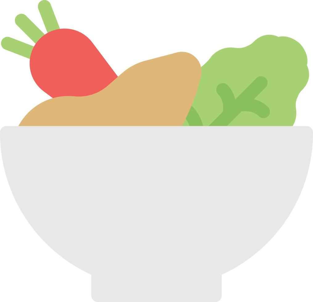 salad bowl vector illustration on a background.Premium quality symbols.vector icons for concept and graphic design.