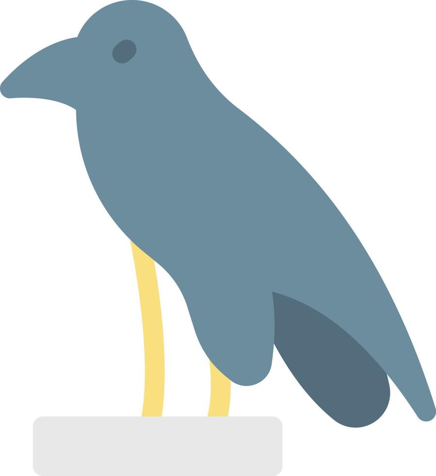 ilustración de vector de cuervo en un fondo. símbolos de calidad premium. iconos vectoriales para concepto y diseño gráfico.