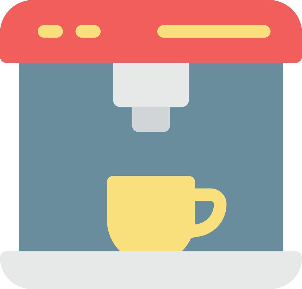 ilustración vectorial de la máquina de café en un fondo. símbolos de calidad premium. iconos vectoriales para el concepto y el diseño gráfico. vector