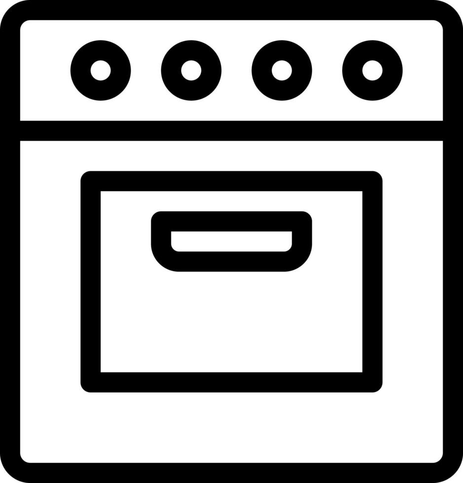 oven vector illustration on a background.Premium quality symbols.vector icons for concept and graphic design.