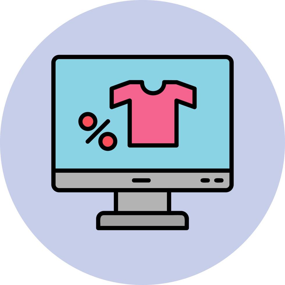 Online Sale Vector Icon
