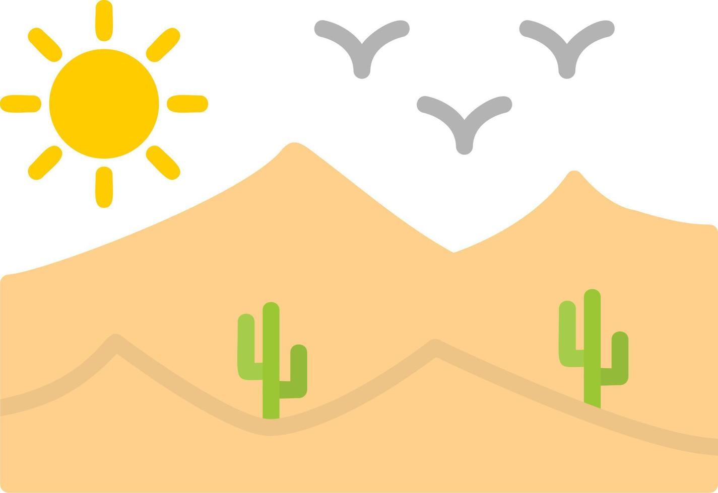 Desert Vector Icon