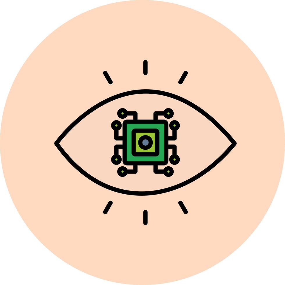 Bionic contact Vector Icon