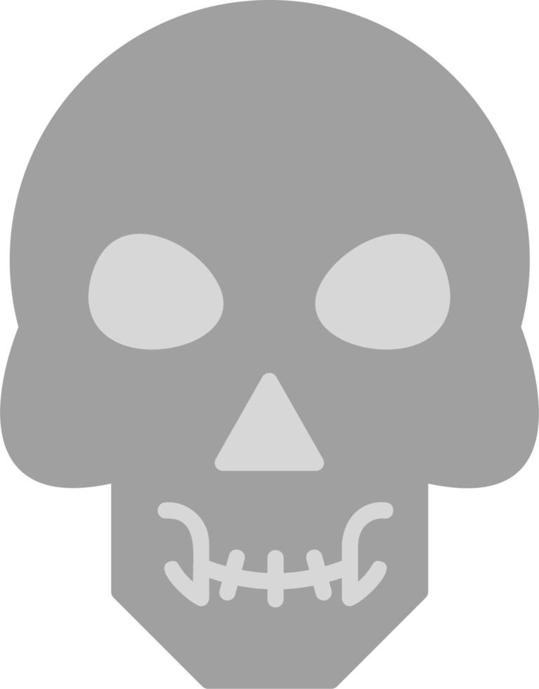 icono de vector de calavera