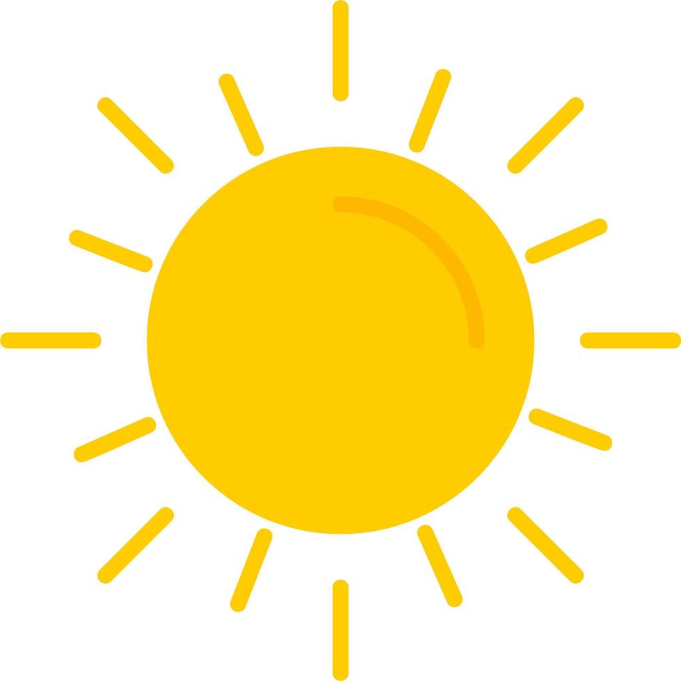 Sun Vector Icon