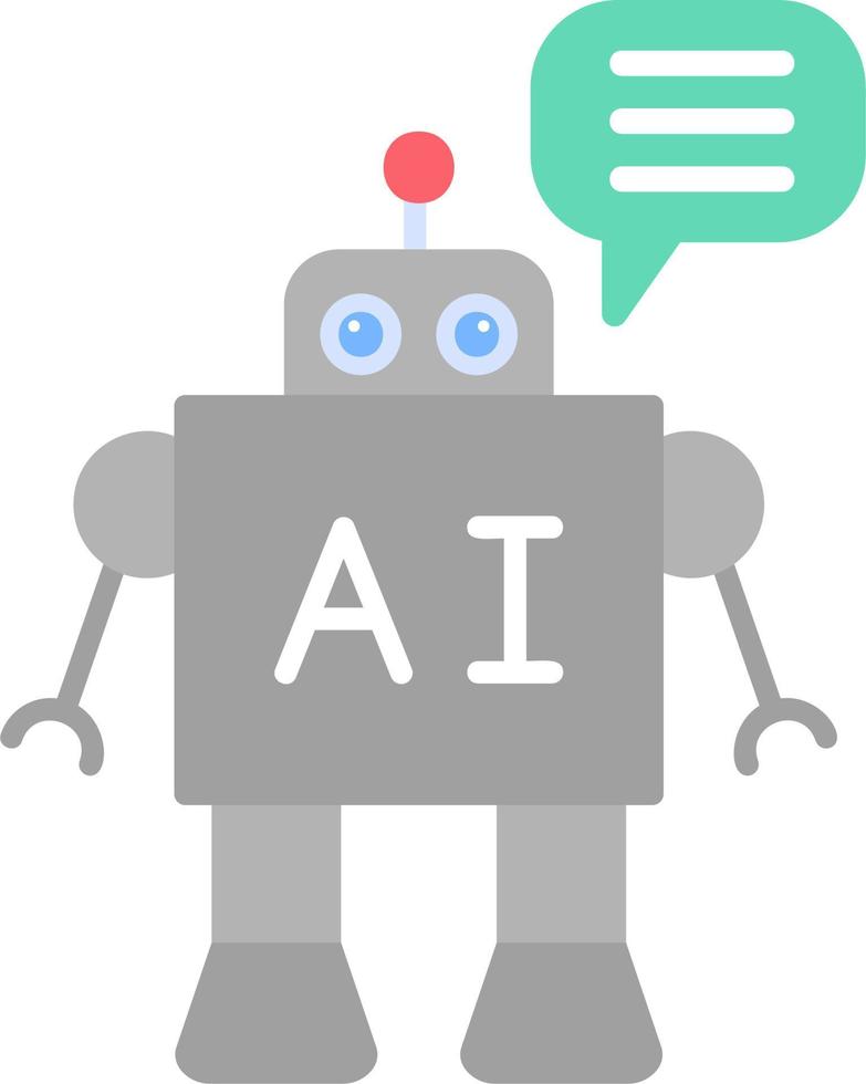 icono de vector de chatbot