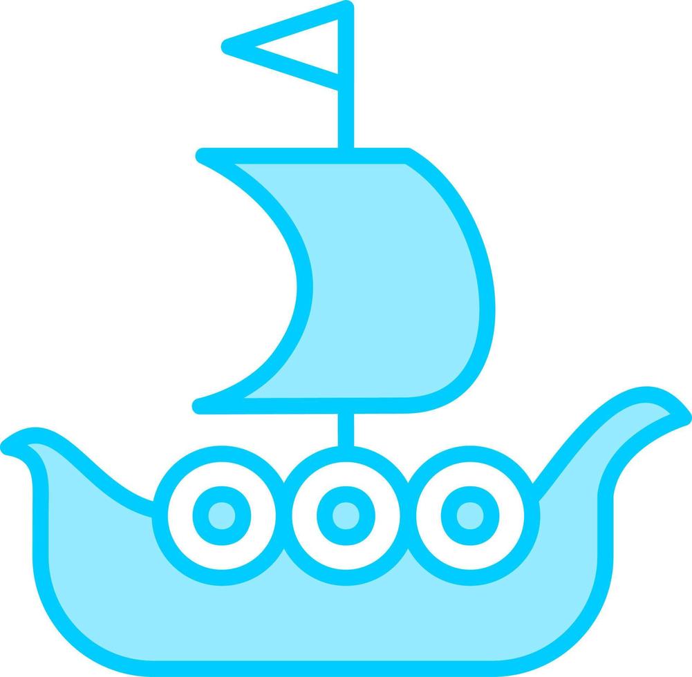 icono de vector de barco