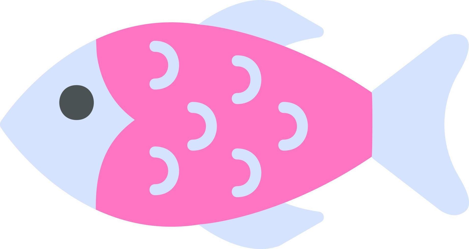 icono de vector de pescado