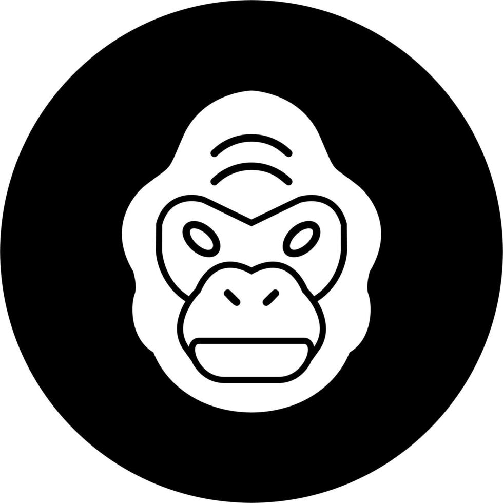 Gorilla Vector Icon