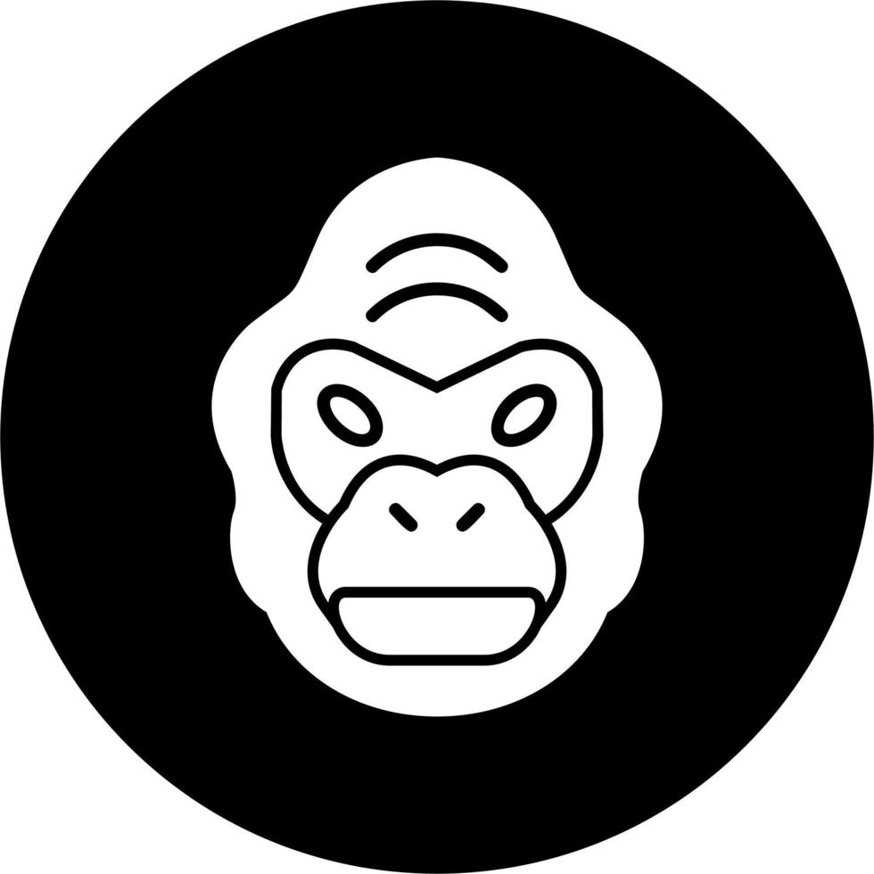 Gorilla Vector Icon