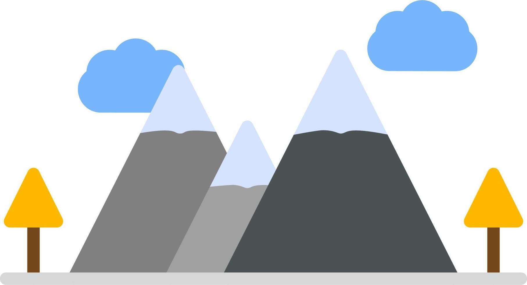 Mountain Ridge Vector Icon