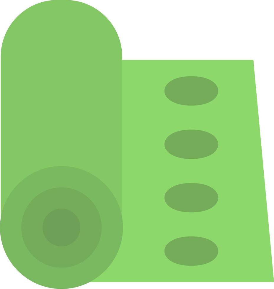 Yoga Mat Vector Icon