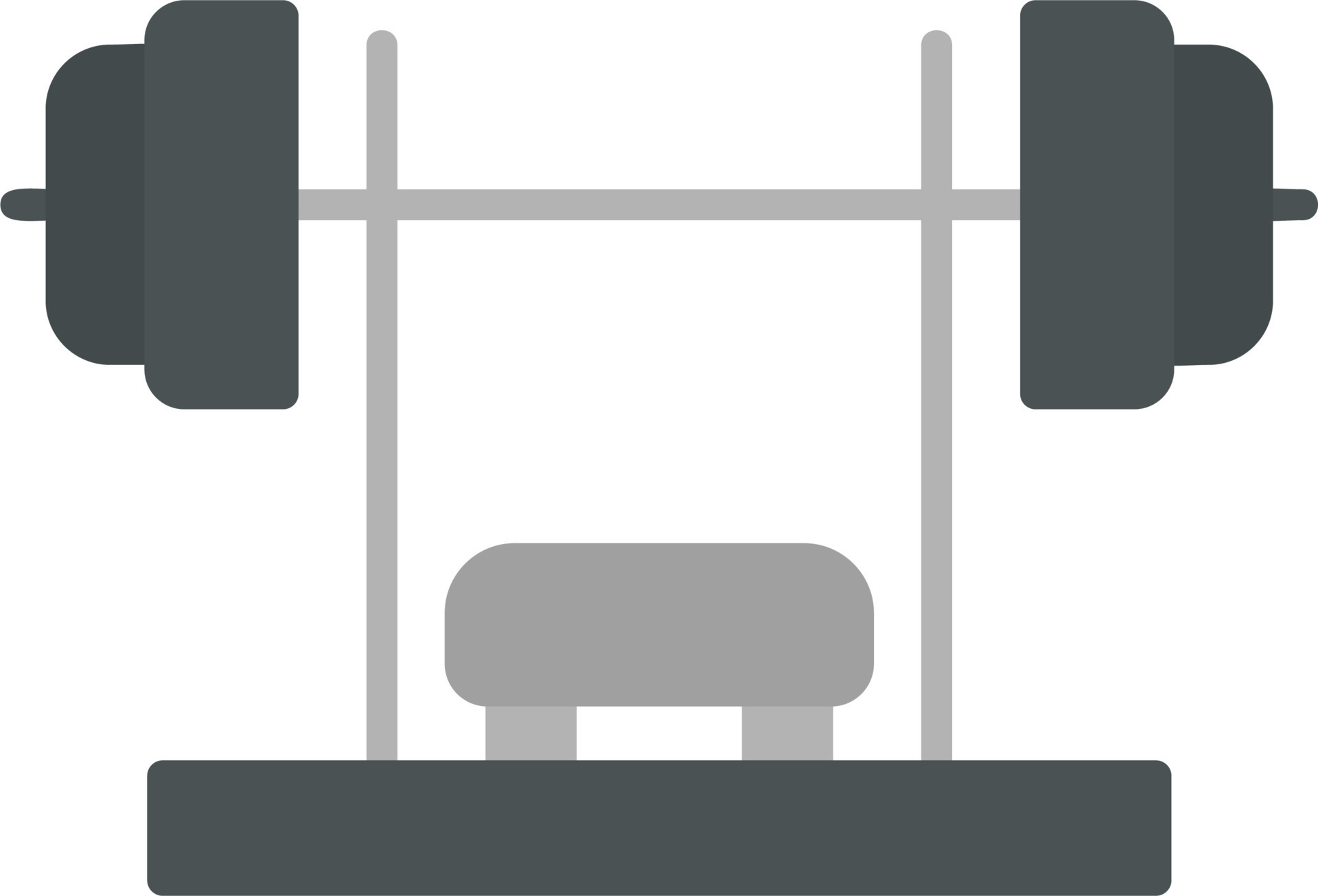 Bench Press Vector Icon 20877073 Vector Art at Vecteezy