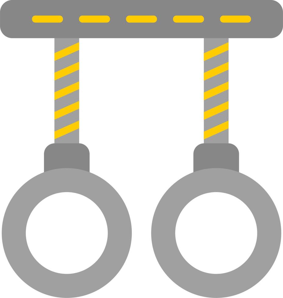 Gymnastic Rings Vector Icon