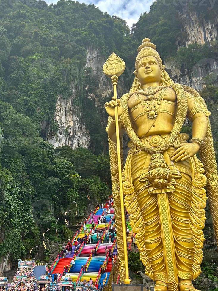 Batu caves and murugan photo