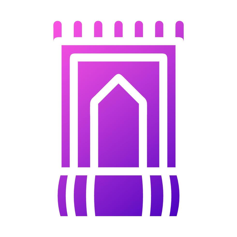 rug icon solid gradient pink style ramadan illustration vector element and symbol perfect.