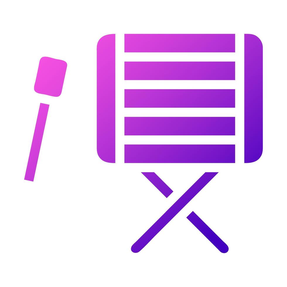 bedug drum icon solid gradient pink style ramadan illustration vector element and symbol perfect.