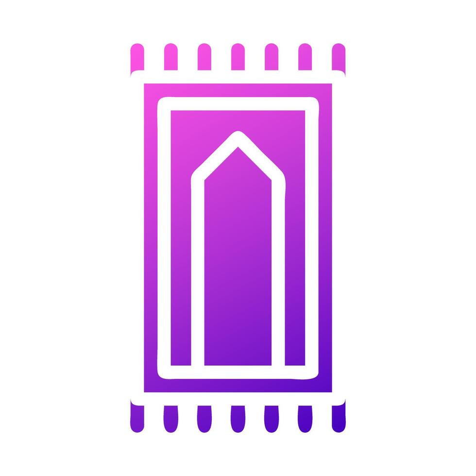 rug icon solid gradient pink style ramadan illustration vector element and symbol perfect.