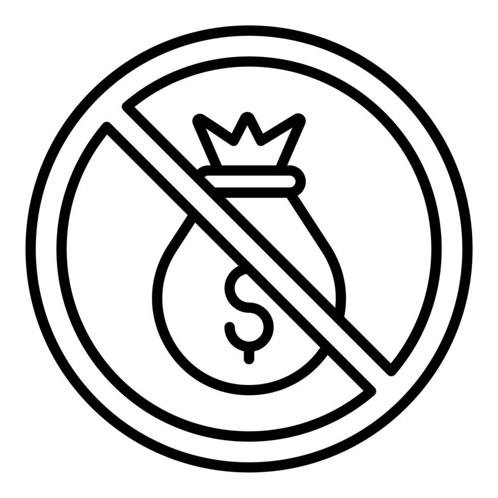 Bribery Icon Style vector