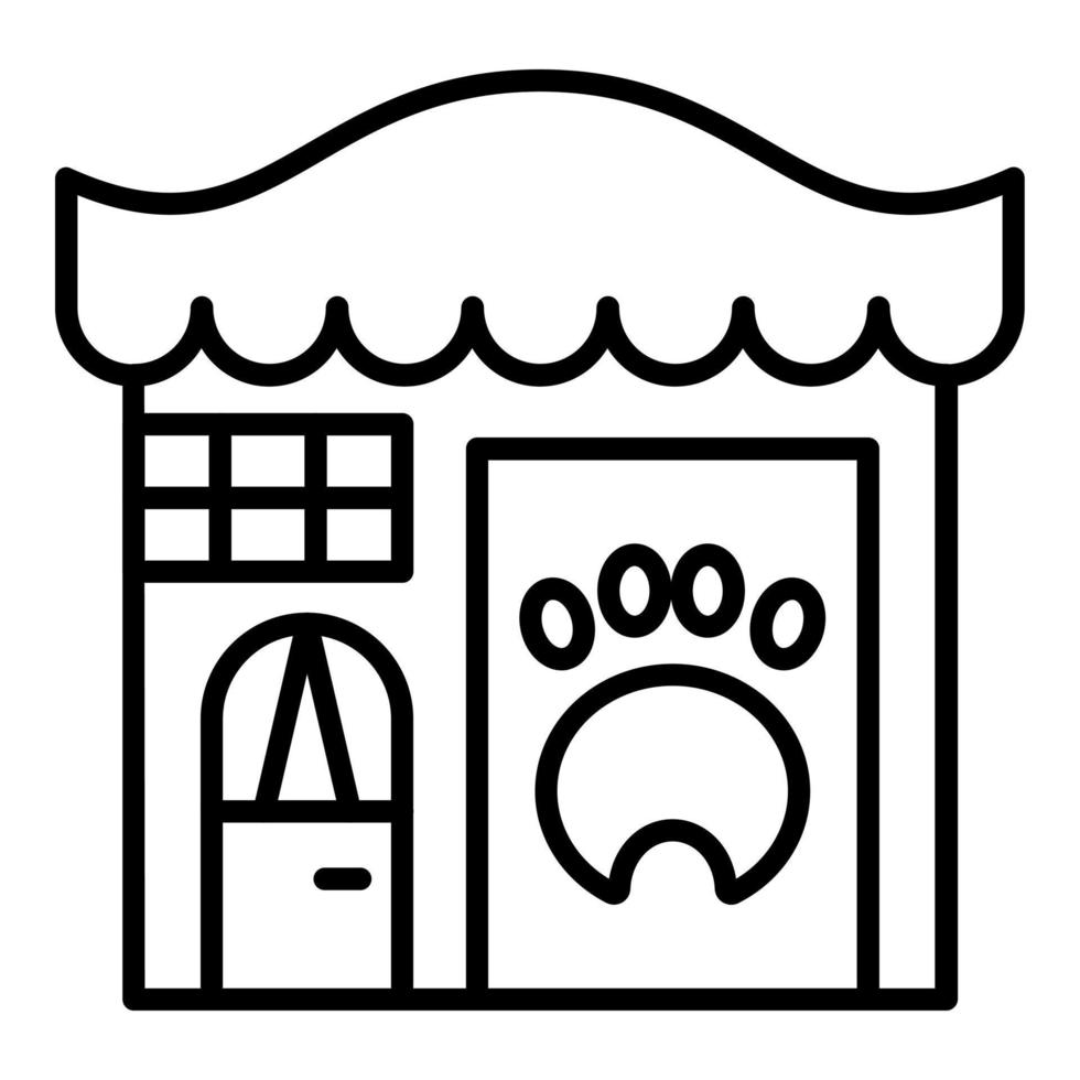 Pet Shop Icon Style vector