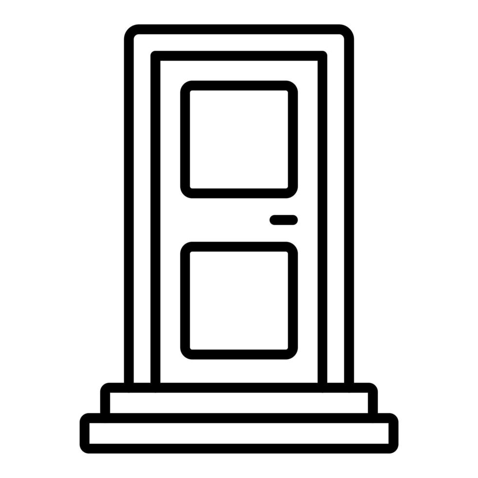 Entrance Icon Style vector