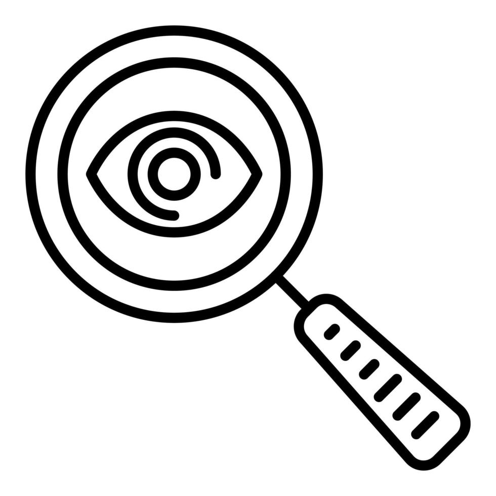 Observation Icon Style vector