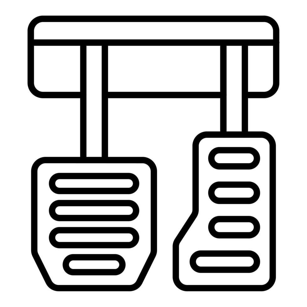 Car Pedal Icon Style vector