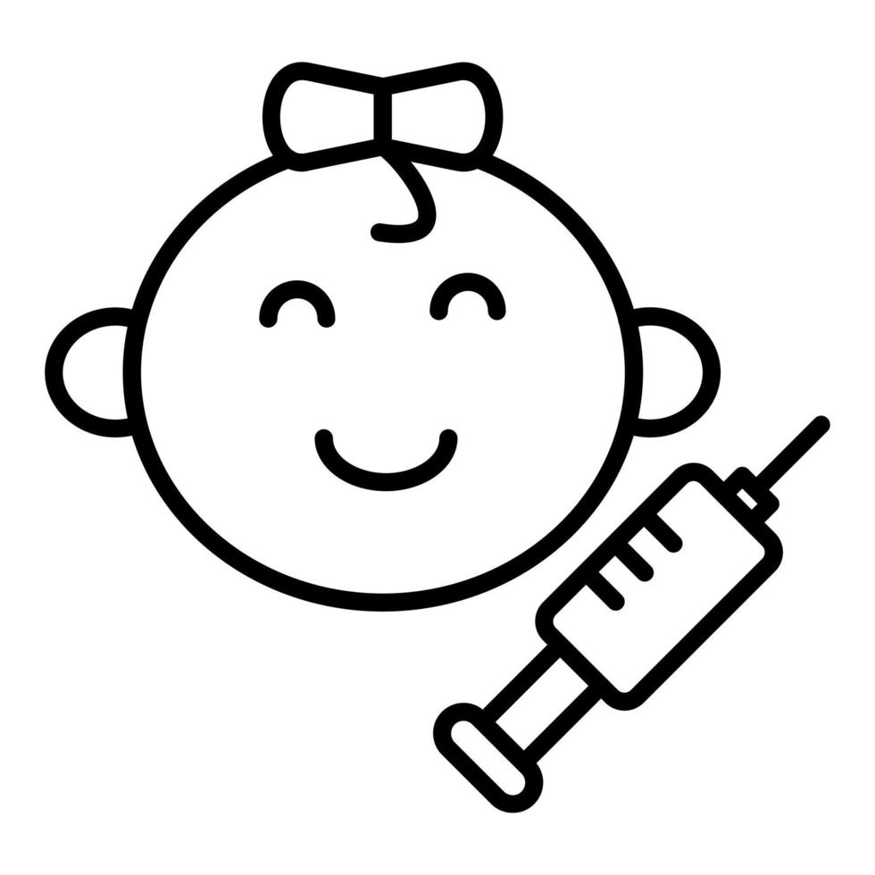 Vaccination Icon Style vector