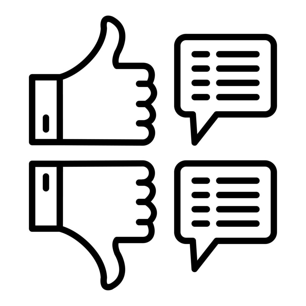 Criticism Icon Style vector
