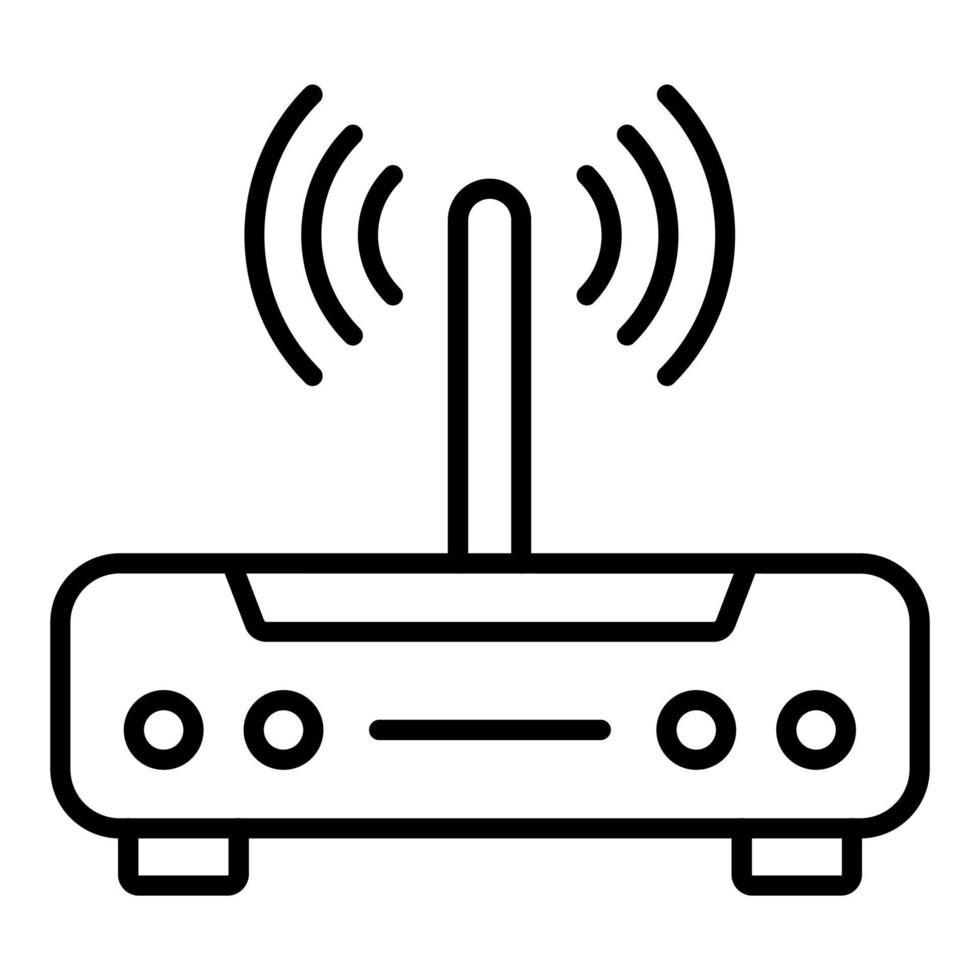 Modem Icon Style vector