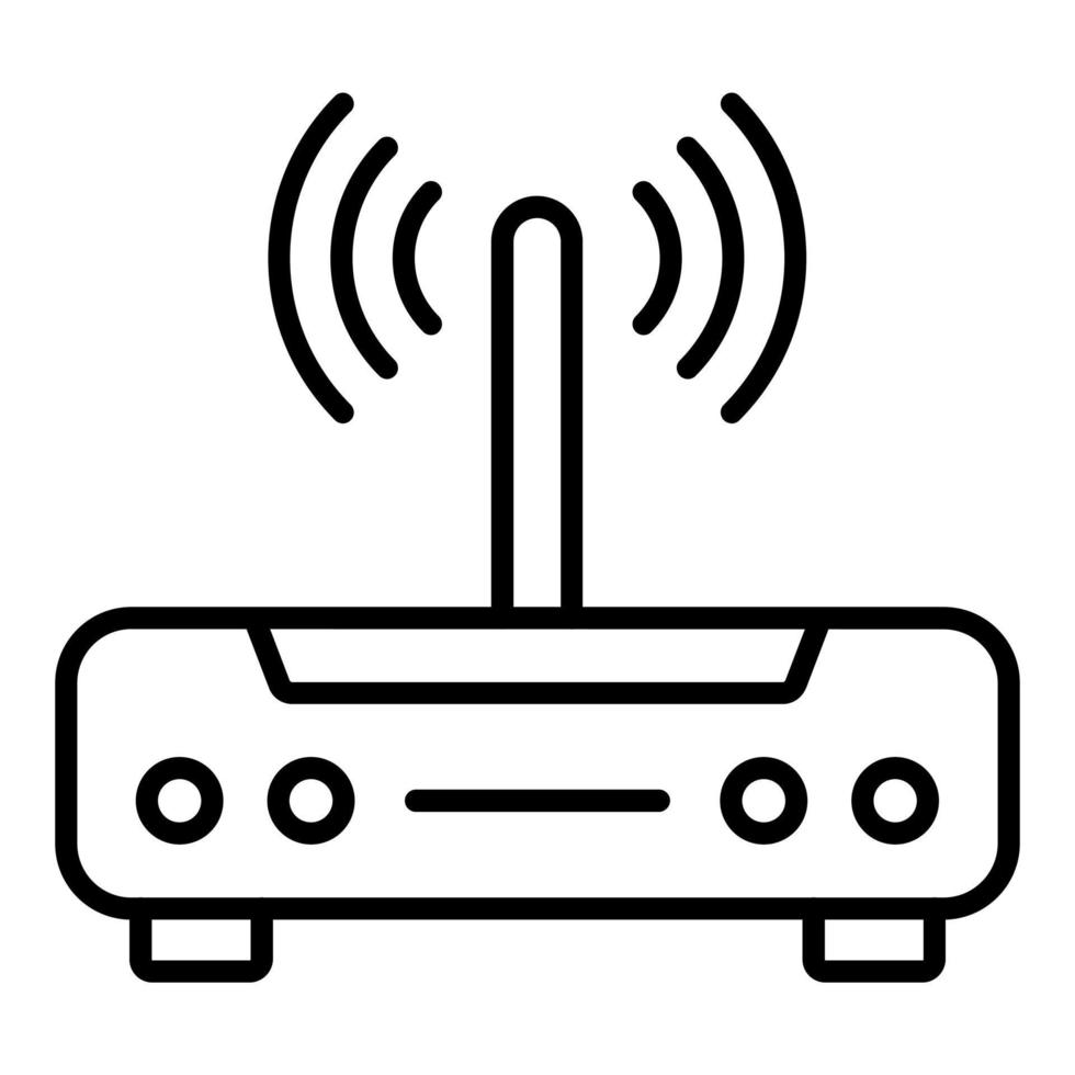 Modem Icon Style vector