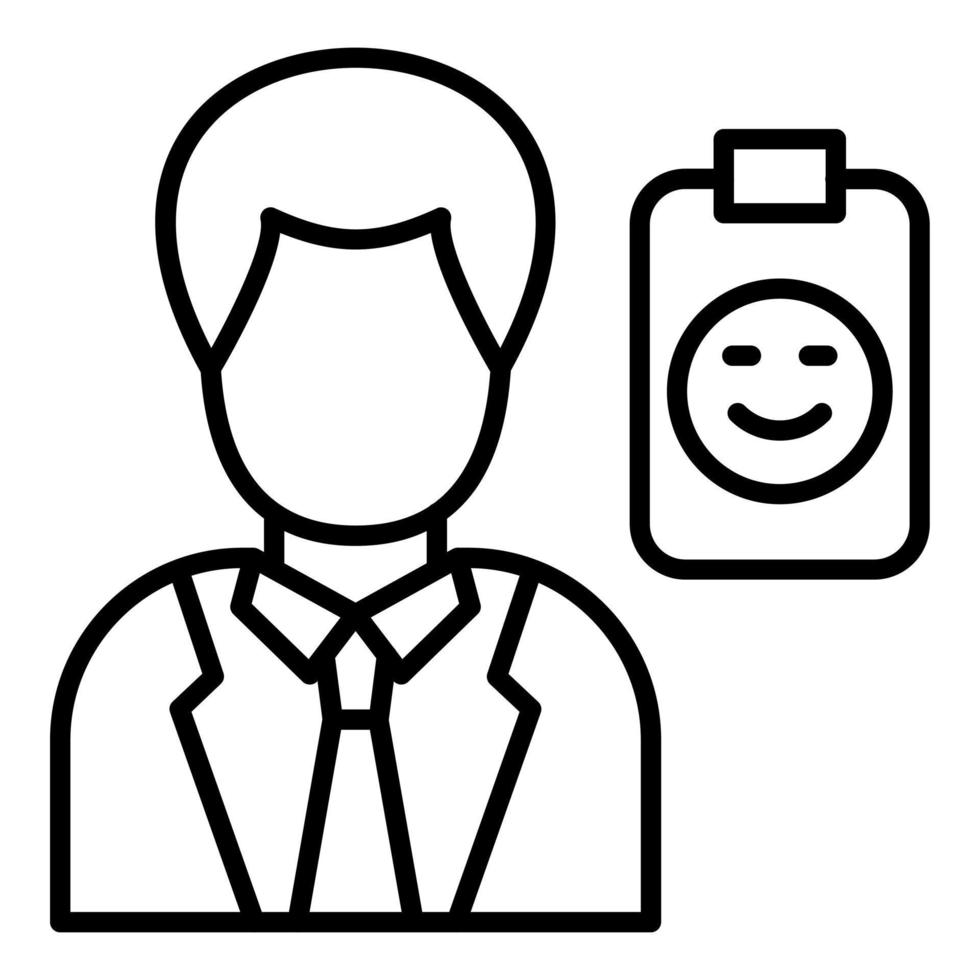 Psychiatrist Icon Style vector