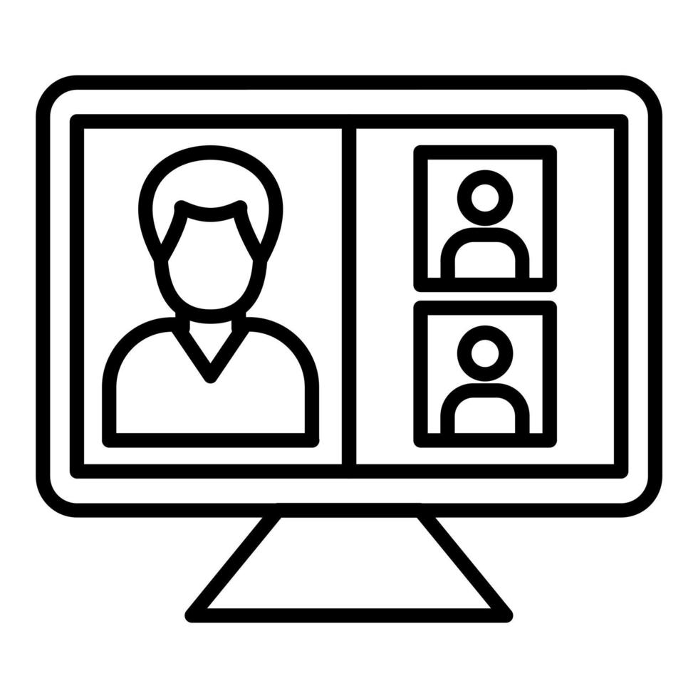 Webinars Icon Style vector