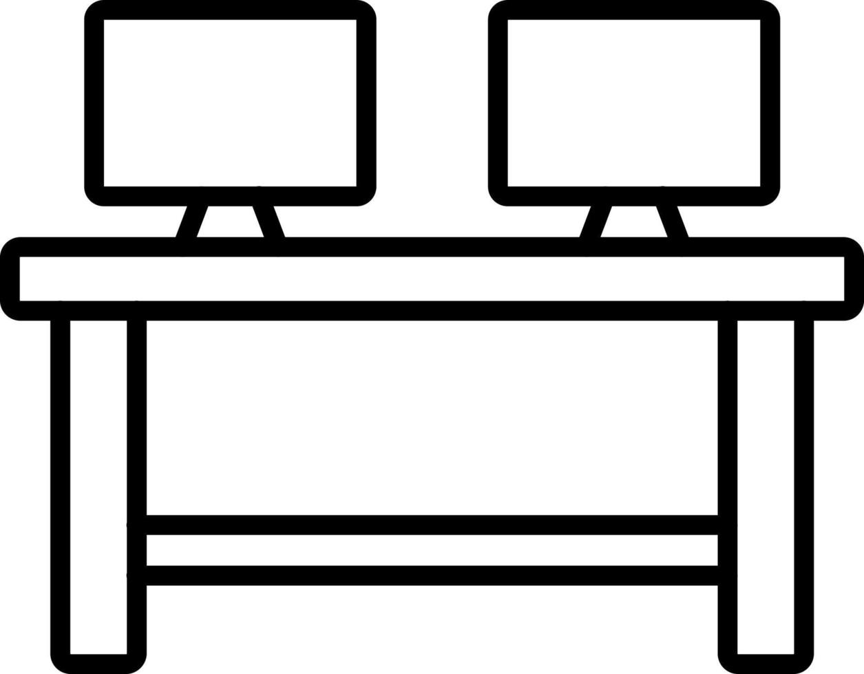 Co Work Space Icon Style vector